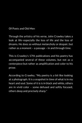 Of Poets and Old Men