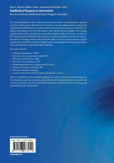 Handbook of Response to Intervention