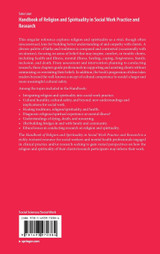Handbook of Religion and Spirituality in Social Work Practice and Research Handbook of Religion and Spirituality in Social Work Practice and Research
