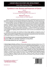 Cytokines in the Genesis and Treatment of Cancer
