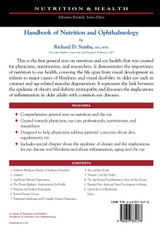 Handbook of Nutrition and Ophthalmology