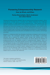 Pioneering Entrepreneurship Research Pioneering Entrepreneurship Research