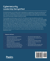 Cybersecurity Leadership Demystified Cybersecurity Leadership Demystified