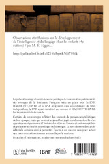Observations et réflexions sur le développement de l'intelligence et du langage chez les enfants Observations et réflexions sur le développement de l'intelligence et du langage chez les enfants