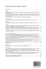 Schweizerisches Jahrbuch fuer Kirchenrecht. Bd. 21 (2016) - Annuaire suisse de droit ecclésial. Vol. 21 (2016) Schweizerisches Jahrbuch fuer Kirchenrecht. Bd. 21 (2016) - Annuaire suisse de droit ecclésial. Vol. 21 (2016)