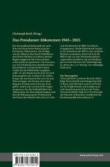 Das Potsdamer Abkommen 1945-2015 Das Potsdamer Abkommen 1945-2015