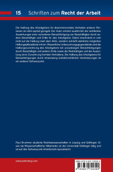 Die Haftung des Arbeitgebers fuer Benachteiligungen seiner Beschaeftigten durch andere Beschaeftigte und Dritte