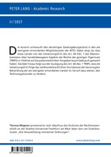 Patentschutz in den am wenigsten entwickelten Mitgliedstaaten der WTO Patentschutz in den am wenigsten entwickelten Mitgliedstaaten der WTO