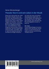 Theodor Storm und sein Leben in der Musik Theodor Storm und sein Leben in der Musik