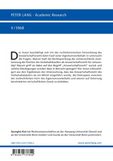 Die Entwicklung des Anwartschaftsrechts beim Kauf unter Eigentumsvorbehalt Die Entwicklung des Anwartschaftsrechts beim Kauf unter Eigentumsvorbehalt