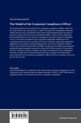 The Model of the Corporate Compliance Officer