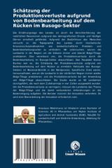 Schätzung der Produktionsverluste aufgrund von Bodenbearbeitung auf dem Rücken im Busogo-Sektor Schätzung der Produktionsverluste aufgrund von Bodenbearbeitung auf dem Rücken im Busogo-Sektor
