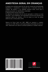 ANESTESIA GERAL EM CRIANÇAS ANESTESIA GERAL EM CRIANÇAS