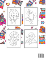 Cute Superhero Animals Coloring Book