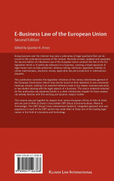 E-Business Law of the European Union E-Business Law of the European Union