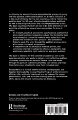 Auditioning for Musical Theatre