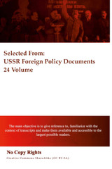 Selected Secret Documents From Soviet Archives 1919-1941