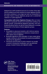 Computation with Linear Algebraic Groups Computation with Linear Algebraic Groups