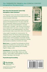 The Therapeutic Frame in the Clinical Context