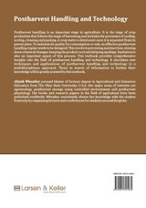 Postharvest Handling and Technology Postharvest Handling and Technology