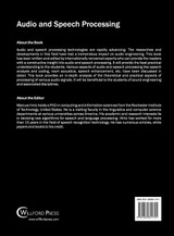 Audio and Speech Processing