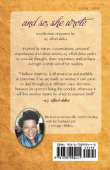 and so, she wrote and so, she wrote