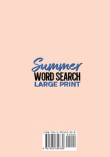 Summer Word Search Large Print