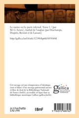 Le moine ou Le pacte infernal. Tome 1 (Éd.1850)