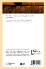 Petit dictionnaire des girouettes (Éd.1826)