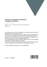 Annales de la propriété industrielle, artistique et littéraire Annales de la propriété industrielle, artistique et littéraire