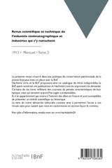 Revue scientifique et technique de l'industrie cinématographique et industries qui s'y rattachent