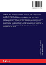 The Works of Dr. Thomas Campion The Works of Dr. Thomas Campion