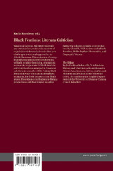 Black Feminist Literary Criticism Black Feminist Literary Criticism