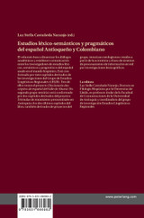 Estudios léxico-semánticos y pragmáticos del español Antioqueño y Colombiano