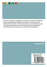 Ehrenamtliches/bürgerschaftliches Engagement von SeniorInnen aufgrund von oder durch Bildung Ehrenamtliches/bürgerschaftliches Engagement von SeniorInnen aufgrund von oder durch Bildung