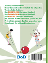 WORTSUCHRÄTSEL 3 in 1 SAMMELBAND TISCHTENNIS, BADMINTON und MINIGOLF WORTSUCHRÄTSEL 3 in 1 SAMMELBAND TISCHTENNIS, BADMINTON und MINIGOLF