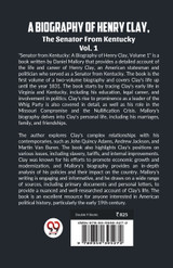 A Biography Of Henry Clay,The Senator From Kentucky Vol. 1 A Biography Of Henry Clay,The Senator From Kentucky Vol. 1