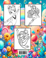 Gymnastics Coloring Book