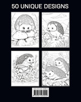 Hedgehog Coloring Book