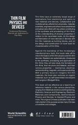 THIN FILM PHYSICS AND DEVICES