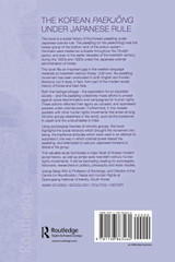The Korean Paekjong Under Japanese Rule