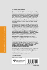 Implicit Learning and Consciousness