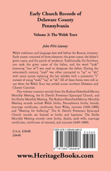 Early Church Records of Delaware County, Pennsylvania, Volume 3 Early Church Records of Delaware County, Pennsylvania, Volume 3