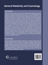 General Relativity and Cosmology General Relativity and Cosmology