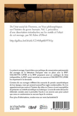 De l'état social de l'homme, ou Vues philosophiques sur l'histoire du genre humain. Vol. 1 (Éd.1822) De l'état social de l'homme, ou Vues philosophiques sur l'histoire du genre humain. Vol. 1 (Éd.1822)
