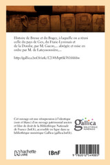 Histoire de Bresse et du Bugey et celle du pays de Gex, du Franc-Lyonnais et de la Dombe, (Éd.1825)