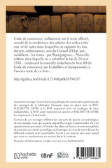 Code de commerce, collationné sur le texte officiel, annoté de la conférence des articles des codes