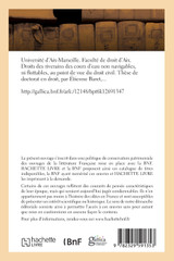 Thèse de doctorat. Droits des riverains des cours d'eau non navigables, ni flottables Thèse de doctorat. Droits des riverains des cours d'eau non navigables, ni flottables