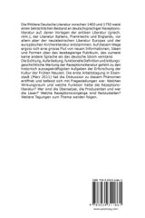 Die Bedeutung der Rezeptionsliteratur fuer Bildung und Kultur der Fruehen Neuzeit (1400-1750), Bd. 1 Die Bedeutung der Rezeptionsliteratur fuer Bildung und Kultur der Fruehen Neuzeit (1400-1750), Bd. 1