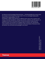 An Historical and Chronological Remembrancer An Historical and Chronological Remembrancer